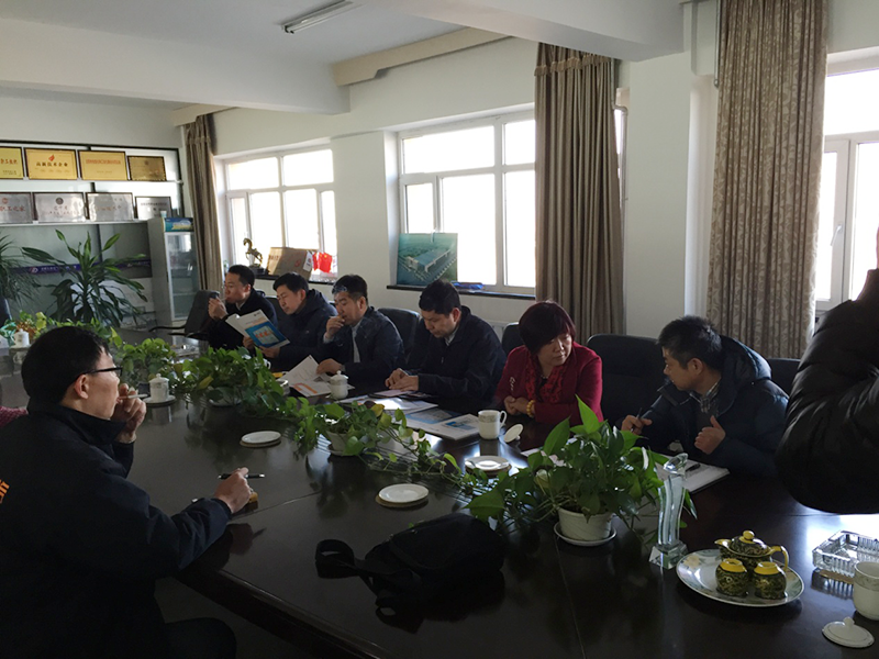 2016年3月份特變電工領導考察飛馳公司。